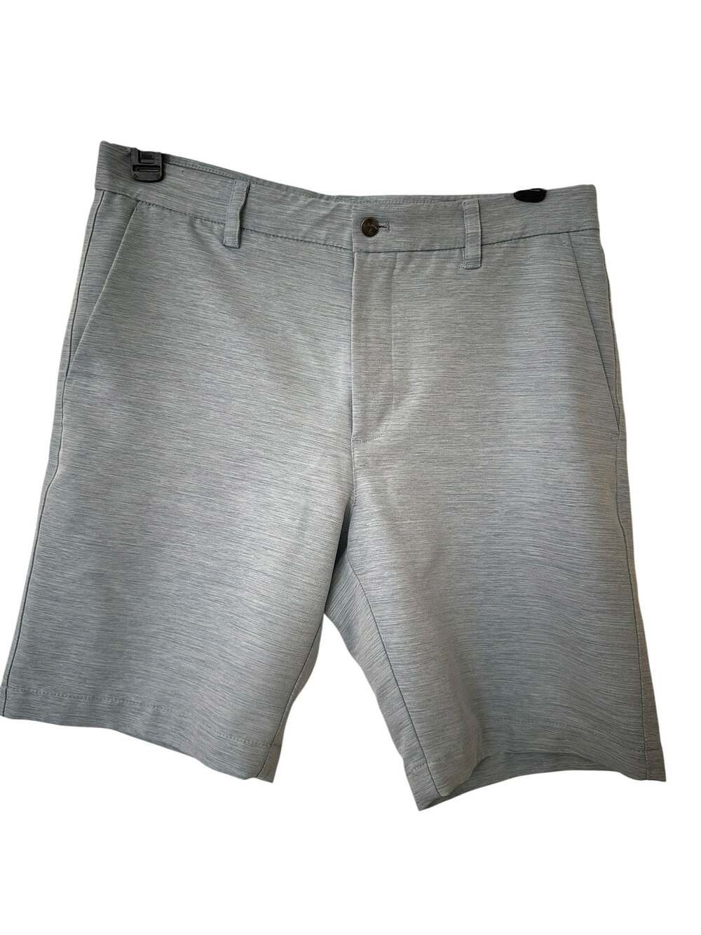 Callaway Mens Performance Heathered Gray Golf Shorts